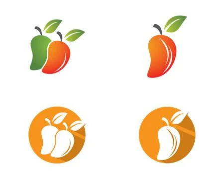 Mango fruit vector icon illustration design Illustrazione stock