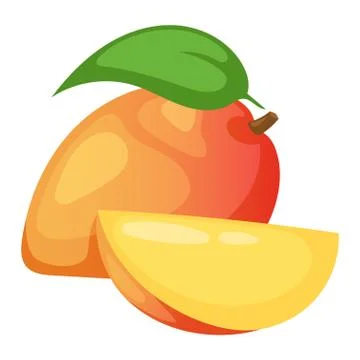 Mango fruit vector illustration 스톡 일러스트
