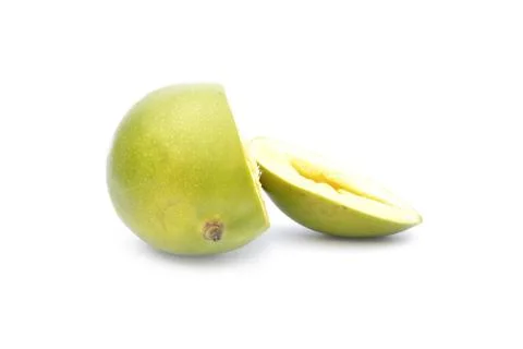 Mango fruit on white background Stock Photos