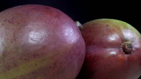 Mango fruits rotate close-up Stock Footage 140774970