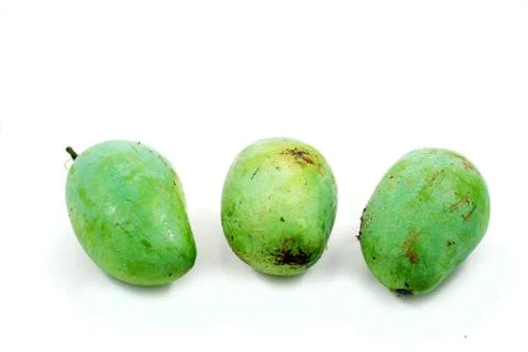 Mango green fruit Stock Photos