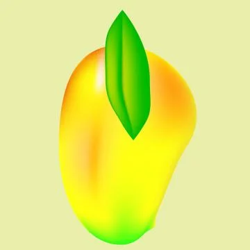 Mango icon. Vector illustration Stock Illustration