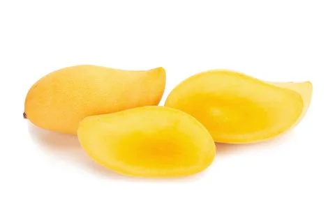 Mango isolated no white background Stock Photos