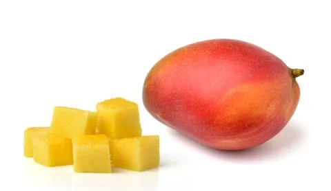 Mango isolated on white background Stock Photos