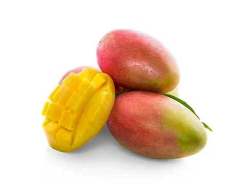 Mango isolated on white background Stock Photos