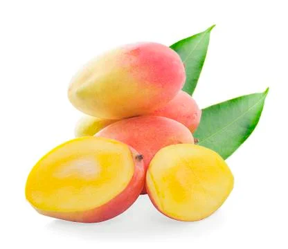 Mango isolated on white background Stock Photos