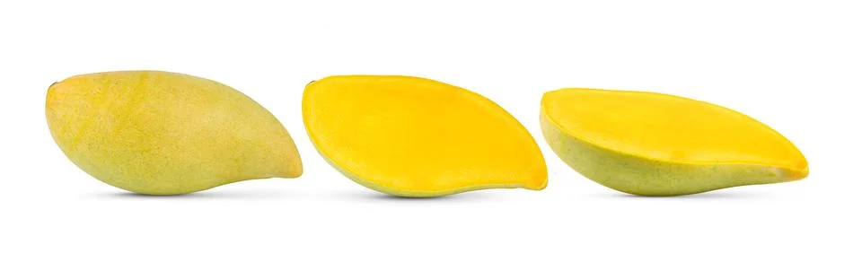 Mango isolated on white background Stock Photos
