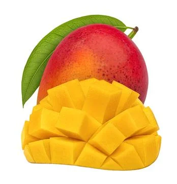 Mango isolated on white background Foto stock