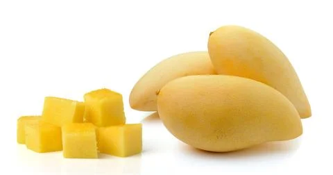 Mango isolated on white background Stock Photos