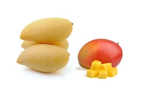 Mango isolated on white background Stock Photos