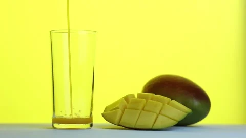 Mango juice Video stock 243991701