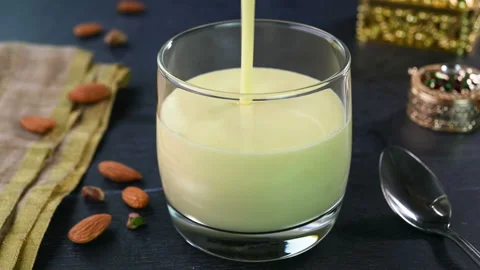 Mango Lassi Stock Footage 238624727