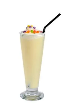 Mango milkshake drink Foto stock