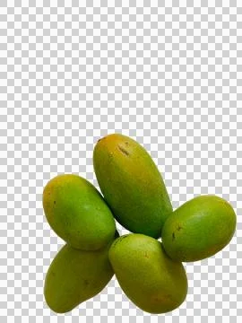 Mango on no background. Tropical fruit Foto stock