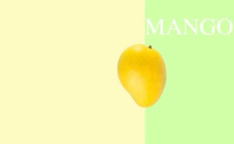 Mango or yellow mango on a background. Stock-Fotos