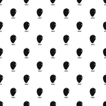 Mango pattern seamless Stock Illustration
