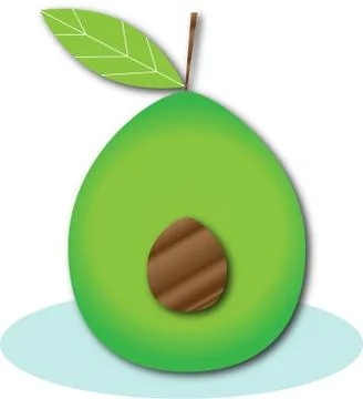 Mango picture on a white background. Vector illustration Stock Illustration