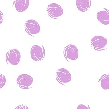 Mango red leaf fruit glyph seamless pattern Illustrazione stock