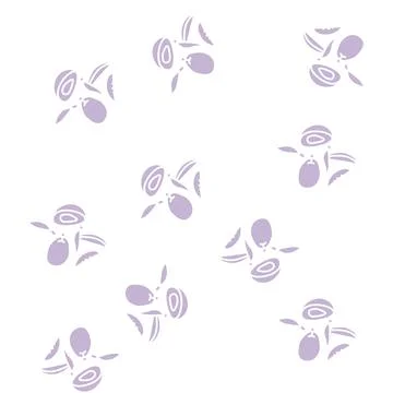 Mango ripe cut leaf red glyph seamless pattern 스톡 일러스트