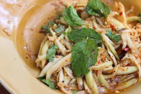 Mango salad. Stock Photos