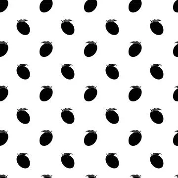 Mango simple seamless pattern on white background. Illustrazione stock