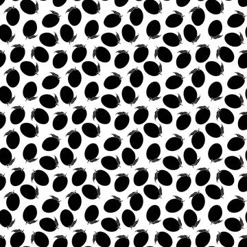 Mango simple seamless pattern on white background. 스톡 일러스트