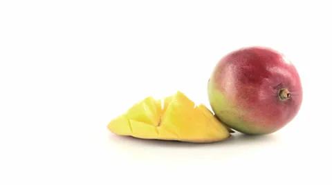 Mango sliced in portions Vidéo 23734438