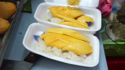 Mango Sticky Rice 库存影片 63973241