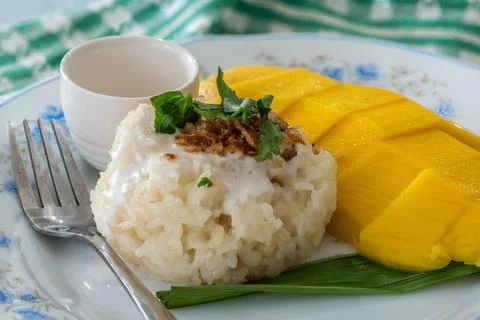 Mango Sticky Rice Foto stock