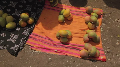 Mango trading in Africa Stockbeeldmateriaal 64305952