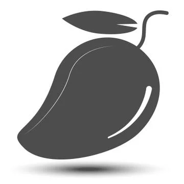 Mango vector icon Stock Illustration