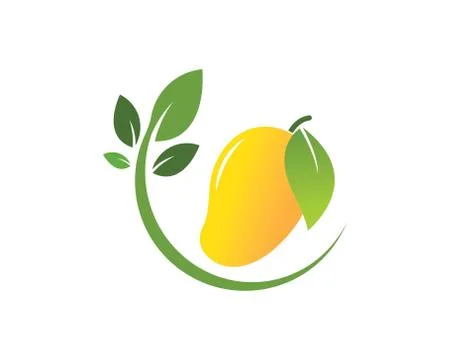 Mango vector  illustration logo Illustrazione stock