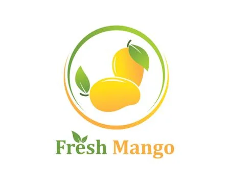 Mango vector  illustration logo Stock-Illustration