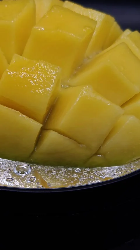Mango video macro photography Stock Footage 329645860