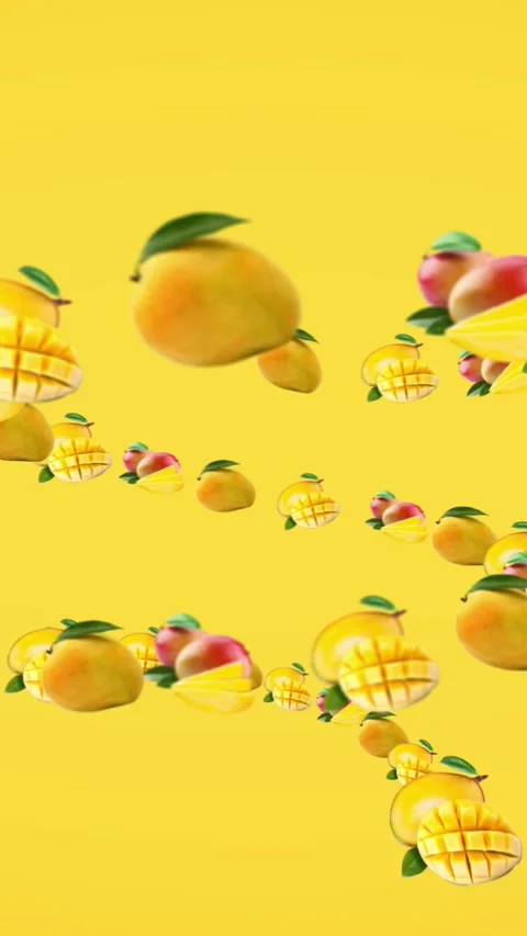 Mango vortex video, mango juice background Stock Footage 279146833