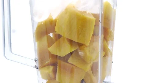 Mango on white back ground rotating Stock Footage 118115740