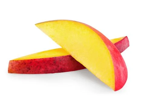 Mango on white background Stock Photos