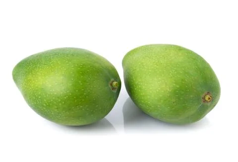 Mango on white background Stock Photos