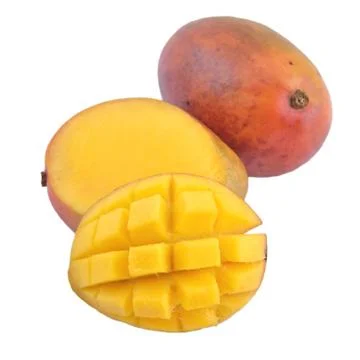 Mango on a white background Stock Photos