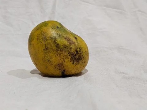 Mango on the white background Stock Photos