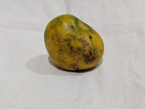 Mango on the white background Stock Photos