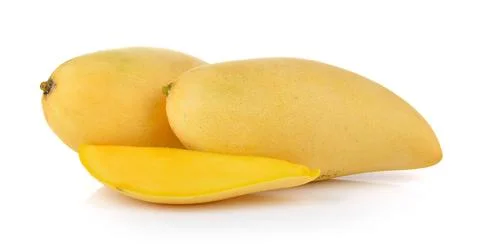 Mango on white background Stock Photos