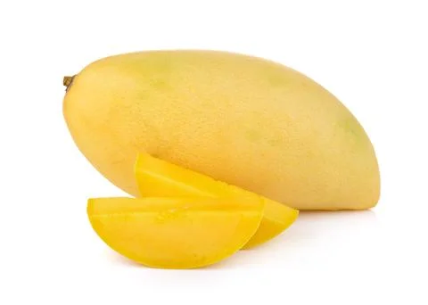 Mango on white background Stock Photos