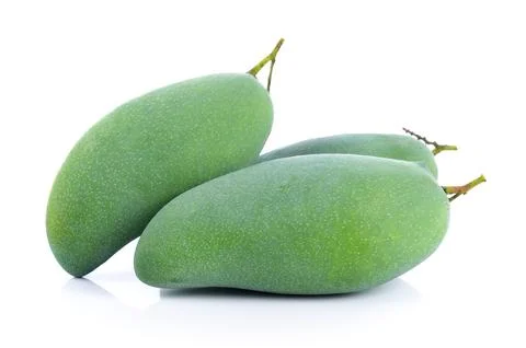 Mango on white background Stock Photos