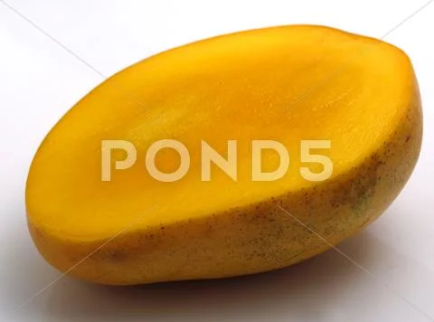 Mango on white Stock Photos