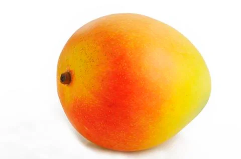 Mango on white Stock Photos