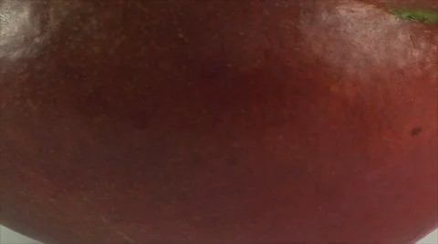 Mango On A White Surface, Fruit, Dessert, Delicious, Bio, Organic, Zoom Out Stock Footage 40616923