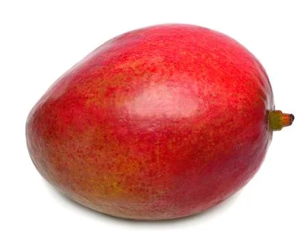 Mango whole isolated on white background 스톡 사진