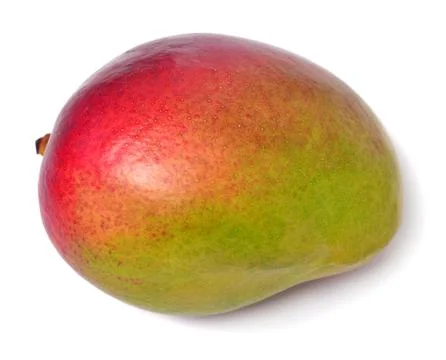 Mango whole isolated on white background 스톡 사진