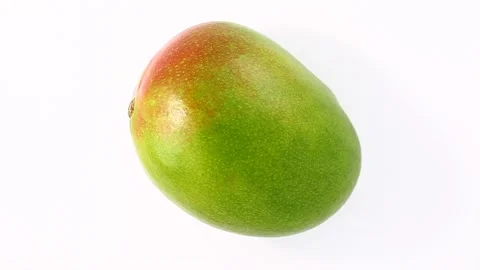 Mango whole, one, rotation, turning, top view 스톡 동영상 148495826